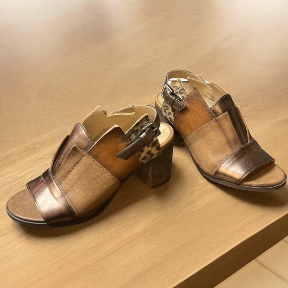 Unity.In.Diversity - Femey Leather Sandal with Block Heel - Size 37/6.5 - Picture 7 of 9